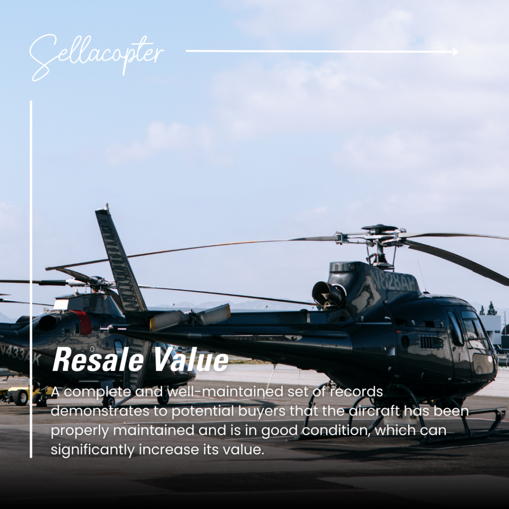 The importance of Keeping detailed helicopter records
